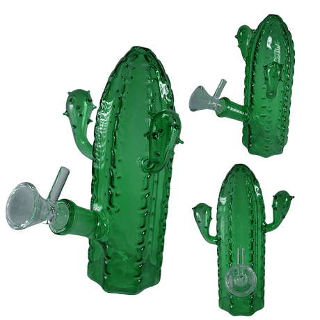 Canadian Distributor Glass Bong 6″ Summer Vibes Cactus Glass Water Pipe – Green [SMKZ176] 6″ Summer Vibes Cactus Glass Water Pipe – Green [SMKZ176]