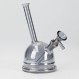 7" Iridescent Electroplate Glass Bubbler