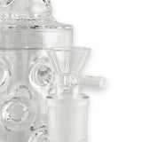 16" Straight Shooter Water Pipe with Screw Percolators - Blue