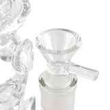 16" Straight Shooter Water Pipe with Screw Percolators - Celeste