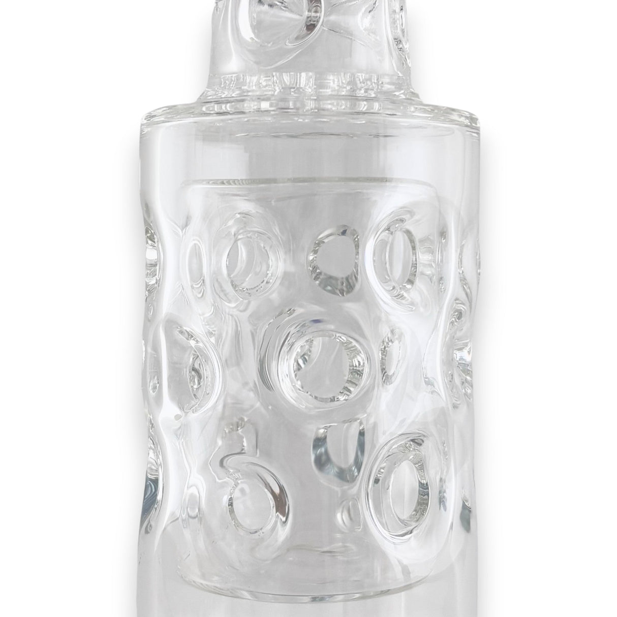 16" Straight Shooter Water Pipe with Screw Percolators - Celeste
