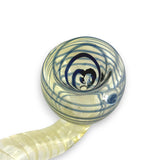 Ensemble de 2 pipes en verre Sherlock en spirale de 10 cm