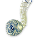 Ensemble de 2 pipes en verre Sherlock en spirale de 10 cm