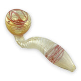 Ensemble de 2 pipes en verre Sherlock en spirale de 10 cm