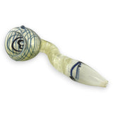 Ensemble de 2 pipes en verre Sherlock en spirale de 10 cm