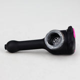 4" Kitty Design Silicon and Glass pipe