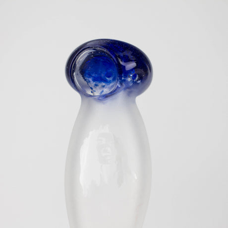 Bongzie Smokes Glass Hand Pipe 4.5-Inch BM Frost Glass Hand Pipe - 2 Pack M Frost Glass Hand Pipe - 4.5-Inch 2 Pack