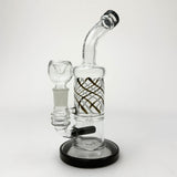 10" Glass Bong with Inline Diffuser – 18mm Joint