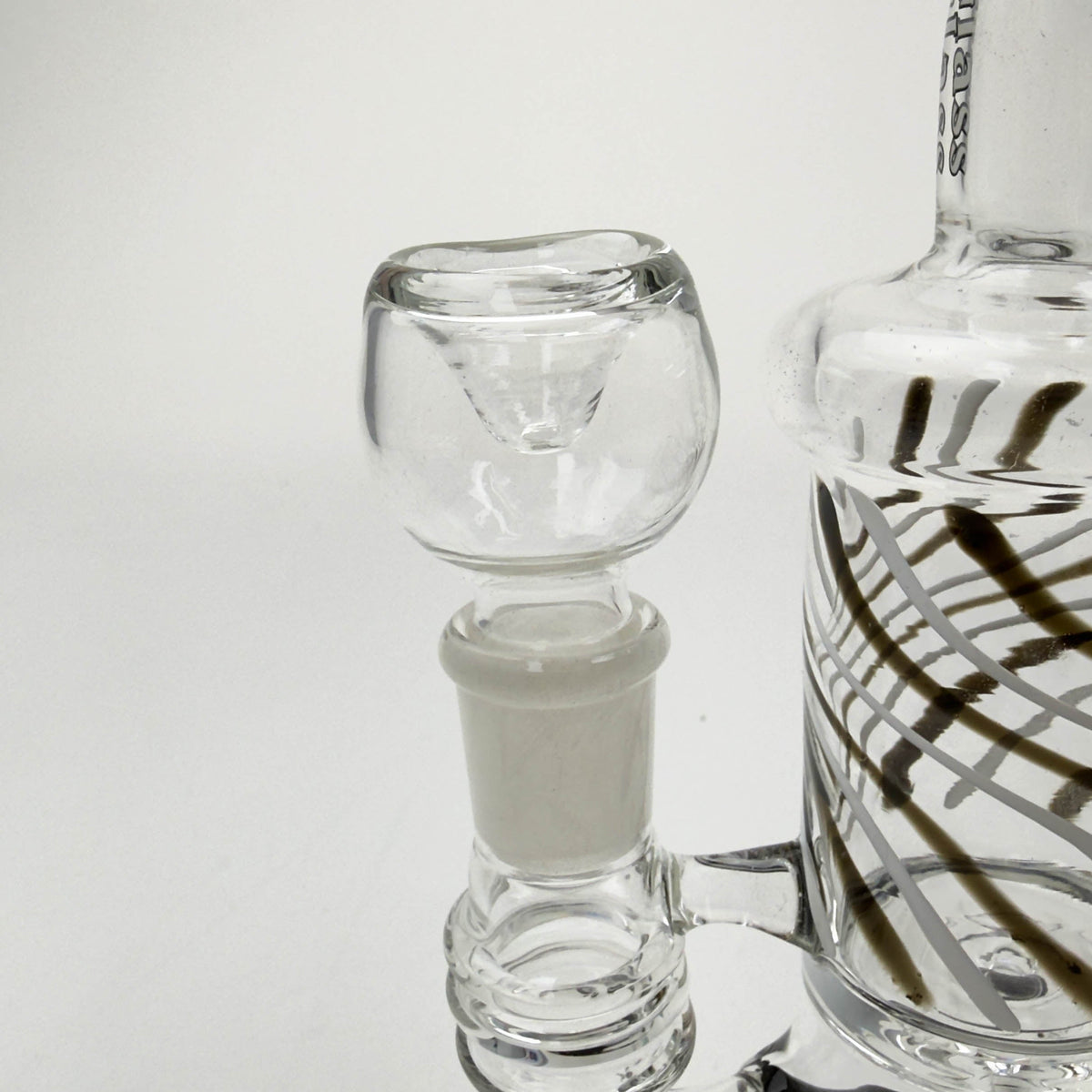 10" Glass Bong with Inline Diffuser – 18mm Joint