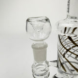 10" Glass Bong with Inline Diffuser – 18mm Joint