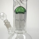 10" Tree Perc Round Glass Bong – 14mm Joint