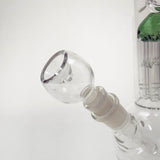10" Tree Perc Round Glass Bong – 14mm Joint