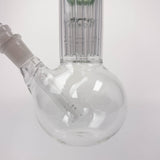 10" Tree Perc Round Glass Bong – 14mm Joint