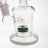 7" Clear Ring Glass Bong with Water Diffuser – 14mm