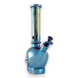 Fortune 14" Electroplated Skull Bong – 7mm Glass