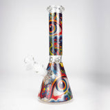 10" Eyes Design Glass Beaker Bong