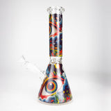 10" Eyes Design Glass Beaker Bong