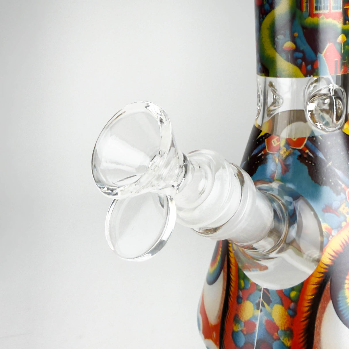 10" Eyes Design Glass Beaker Bong