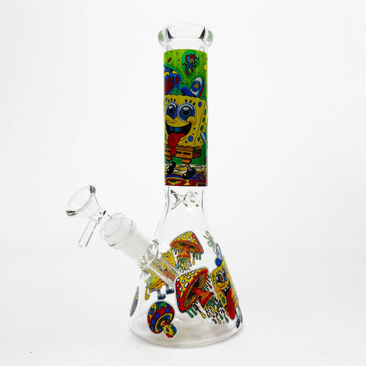 10" Glass Beaker Bong with SB Design