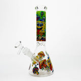 10" Glass Beaker Bong with SB Design