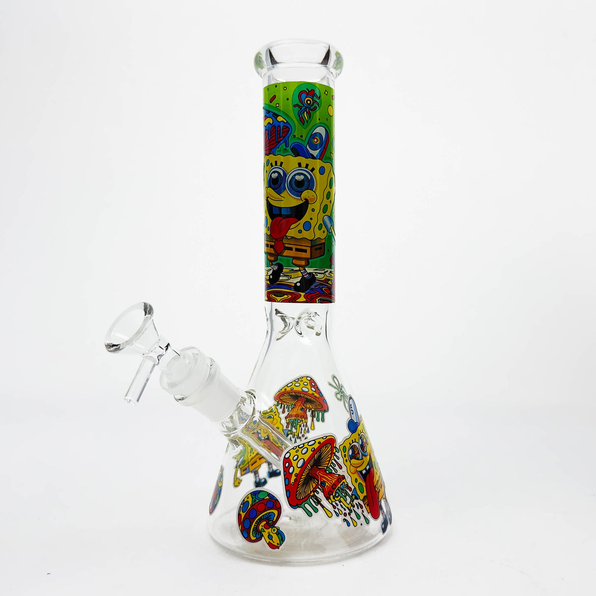 10" Glass Beaker Bong with SB Design
