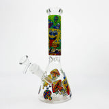 10" Glass Beaker Bong with SB Design