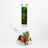 10" Glass Beaker Bong with SB Design