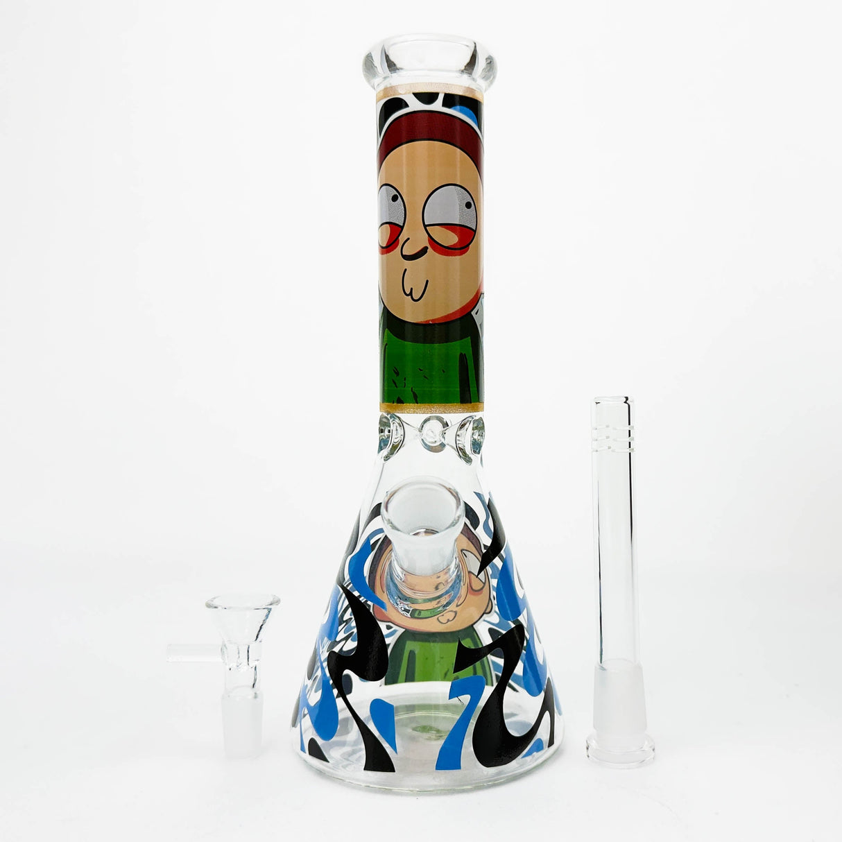 10" R&M Design Glass Beaker Bong