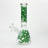 10" Honeybee Design Glass Beaker Bong