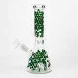10" Honeybee Design Glass Beaker Bong