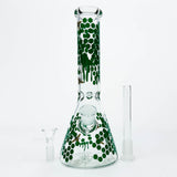 10" Honeybee Design Glass Beaker Bong
