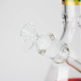 14" BM Design Glass Bong – 7mm Thick Heavy Duty Beaker Water Pipe