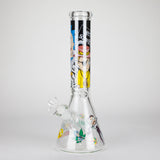 14" 7mm RM Glass Bong – Heavy Duty Beaker Water Pipe [FTLL06]