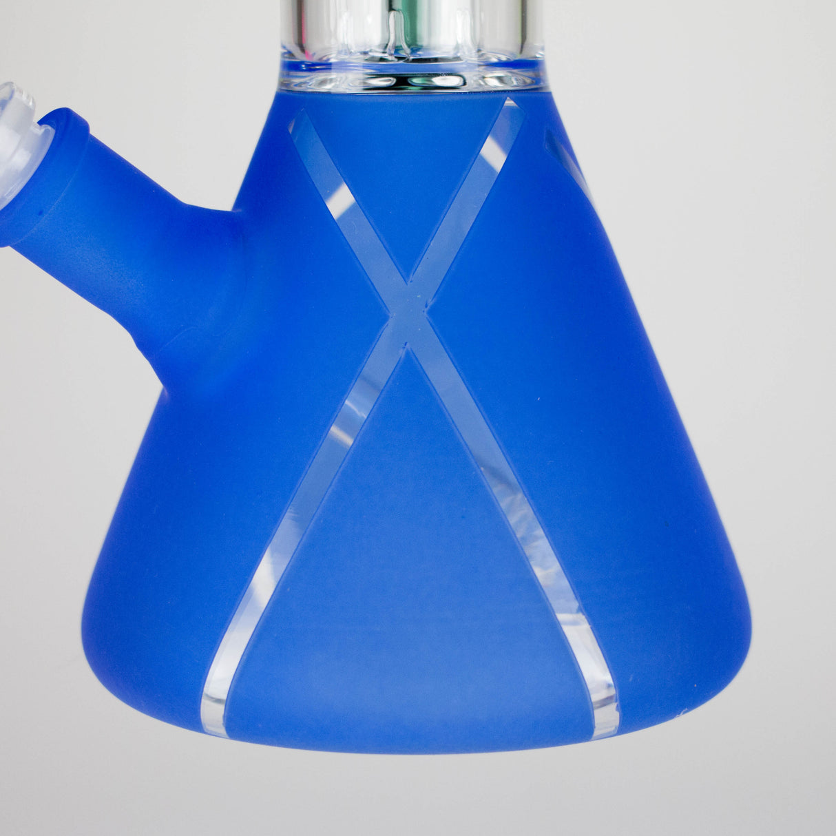 14" 7 mm Fancy 420 Glass Bong with Double Percolator