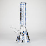 14" 7mm Gorilla Designs Glow In The Dark Beaker Bong – In the Box [FT1892ATS]