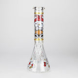 10" Wild Kitty Design Glass Beaker Bong