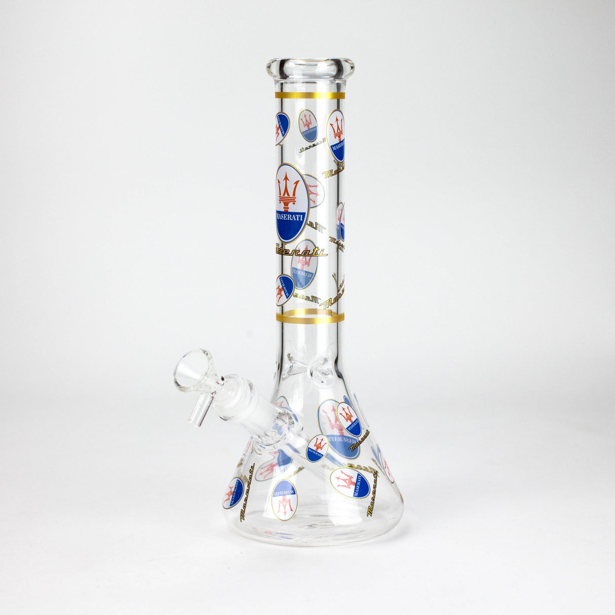 10" Luxury Car Design Glass Beaker Bong