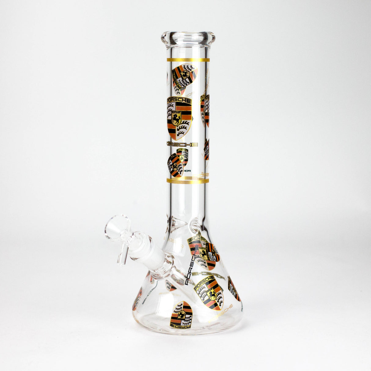 10" Luxury Car Design Glass Beaker Bong