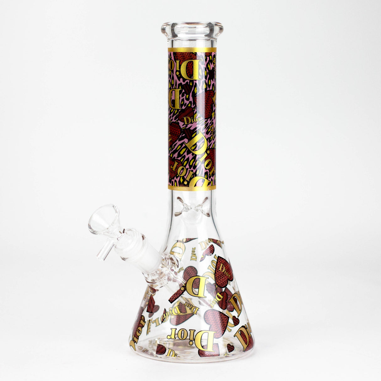 10" Fashion Design Glass Beaker Bong
