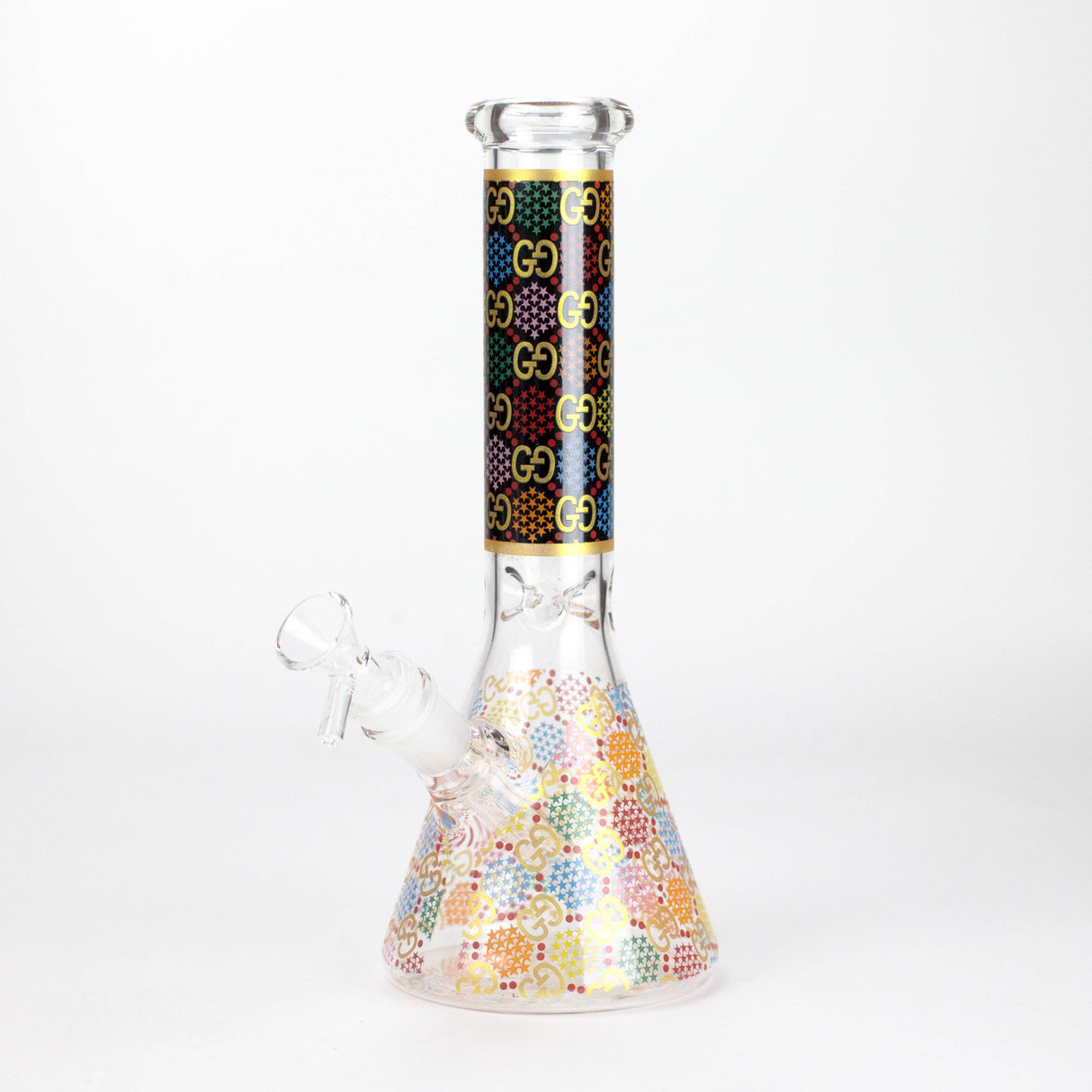 10" Fashion Design Glass Beaker Bong