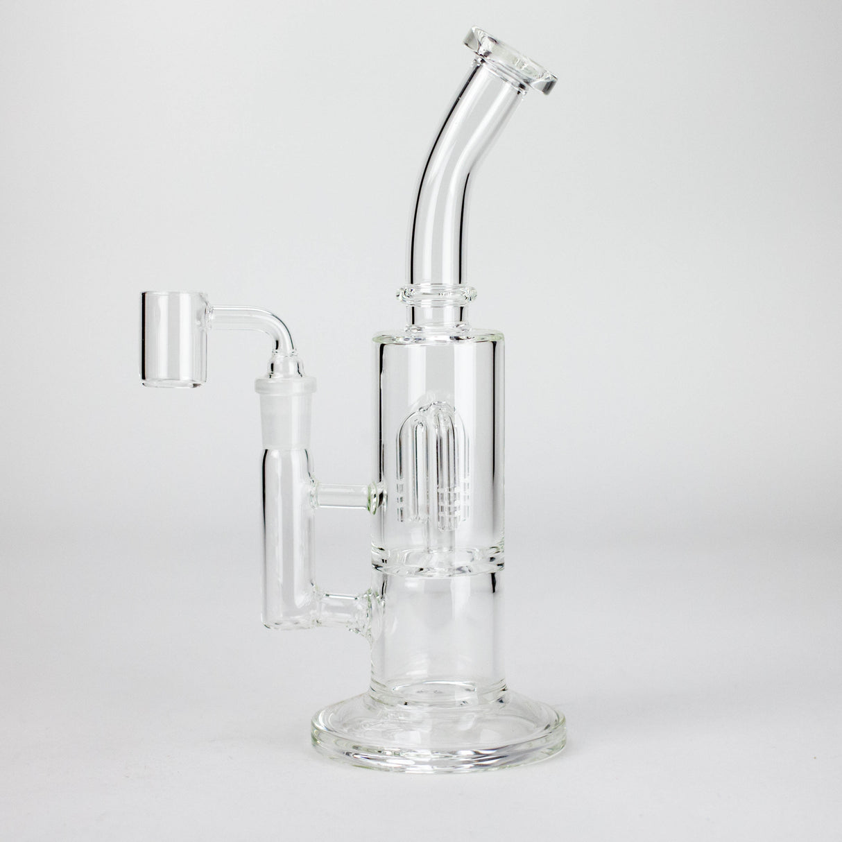 9" 2-in-1 Glass Dab Rig with Tree Percolator