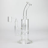 9" 2-in-1 Glass Dab Rig with Tree Percolator