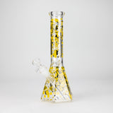 10" Ancient Art Beaker Glass Bong with Removable Downstem