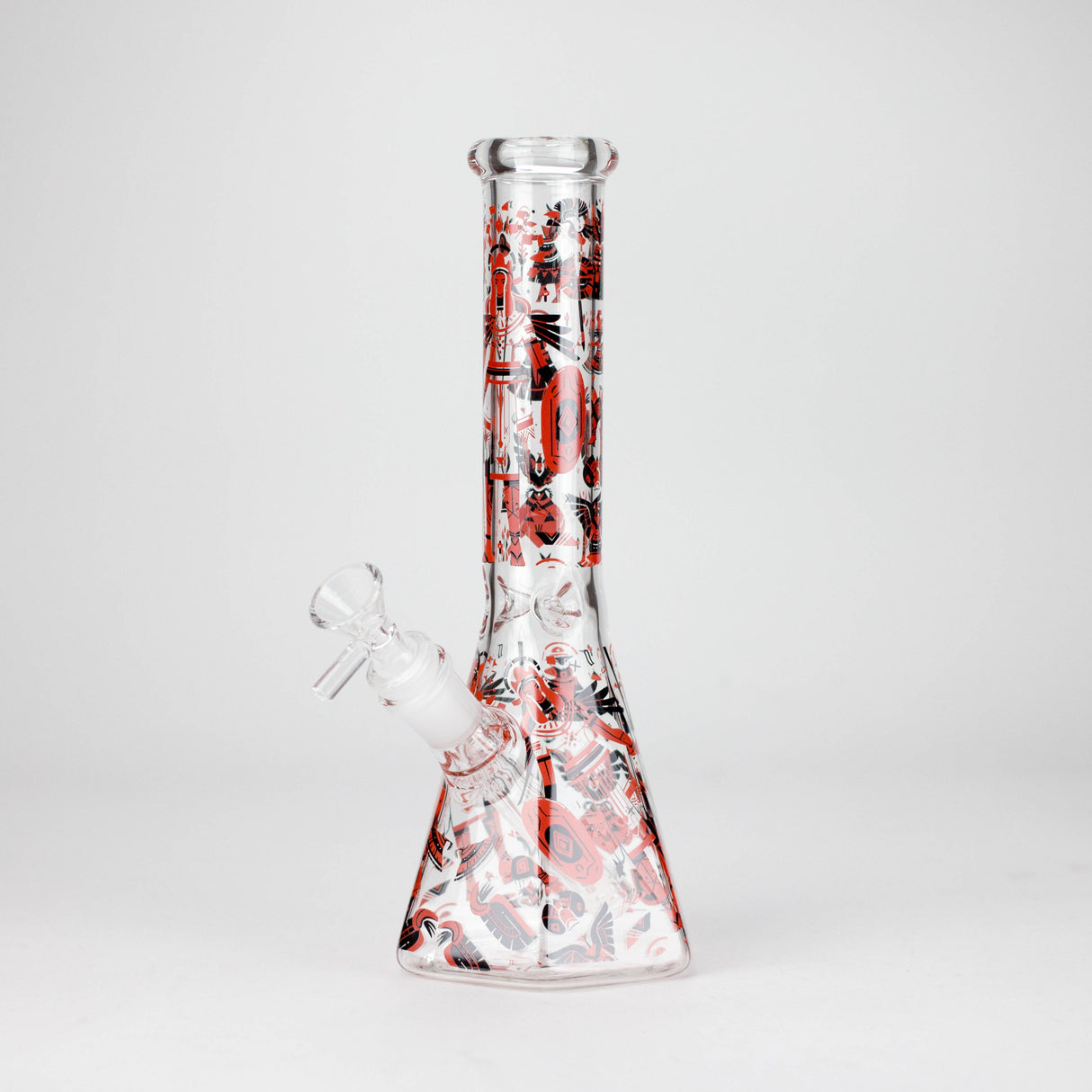 10" Ancient Art Beaker Glass Bong with Removable Downstem