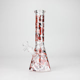 10" Ancient Art Beaker Glass Bong with Removable Downstem