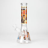 10" Woodland Animal Beaker Bong with Removable Downstem
