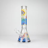 14" Eye Design 7 mm Heavy-Duty Glass Beaker Bong