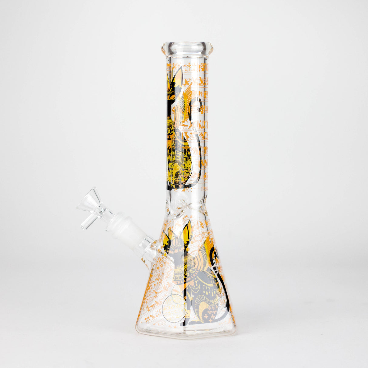 10" Ancient Art Beaker Glass Bong with Removable Downstem