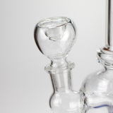 6" Mini Stemless Glass Bong with 14 mm Bowl Joint