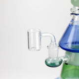11-Inch Modern Art 2-in-1 Glass Rig with Perc